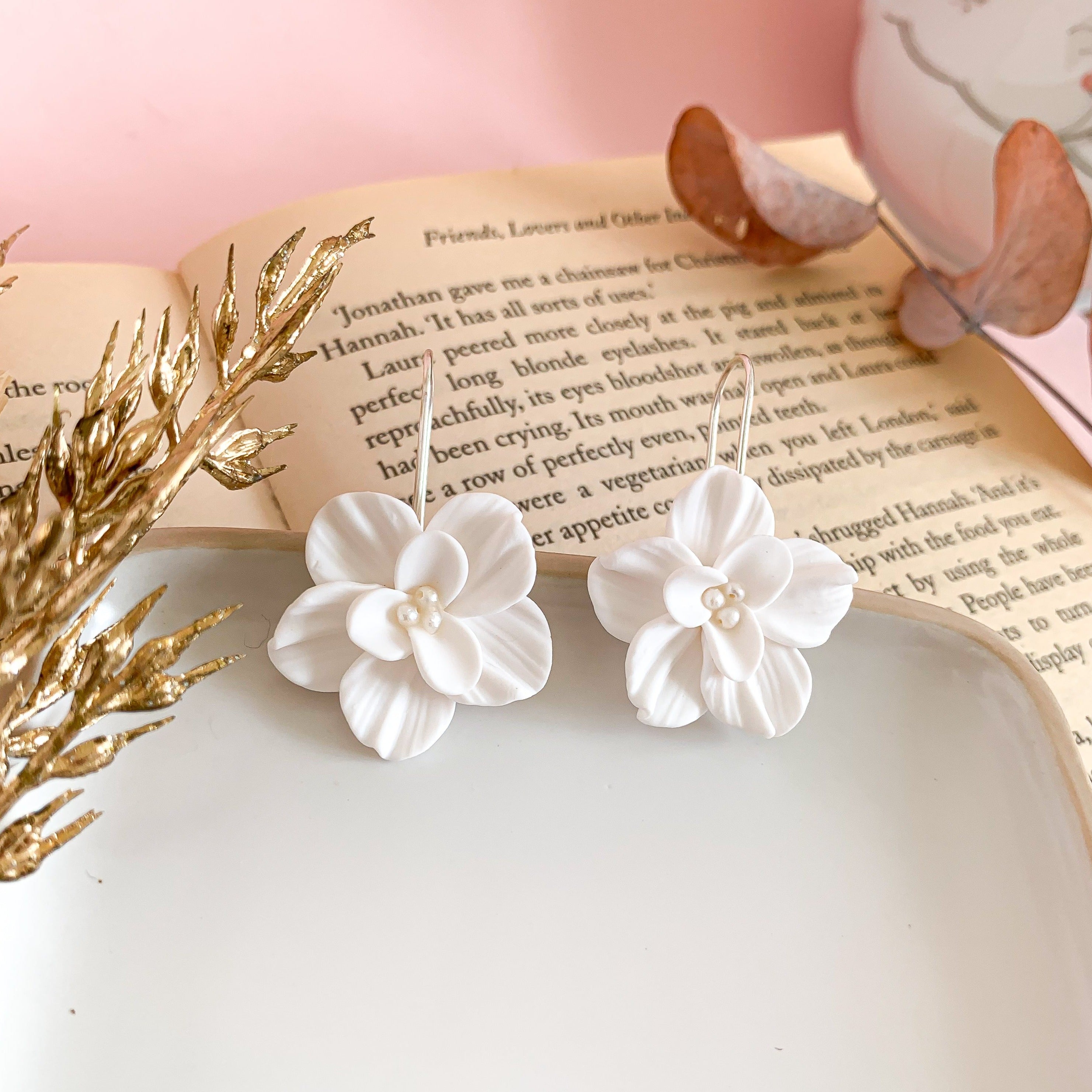 Pressed Flower Earrings | Real Flower Earrings | Handmade Resin Jewelry |  Gift Idea